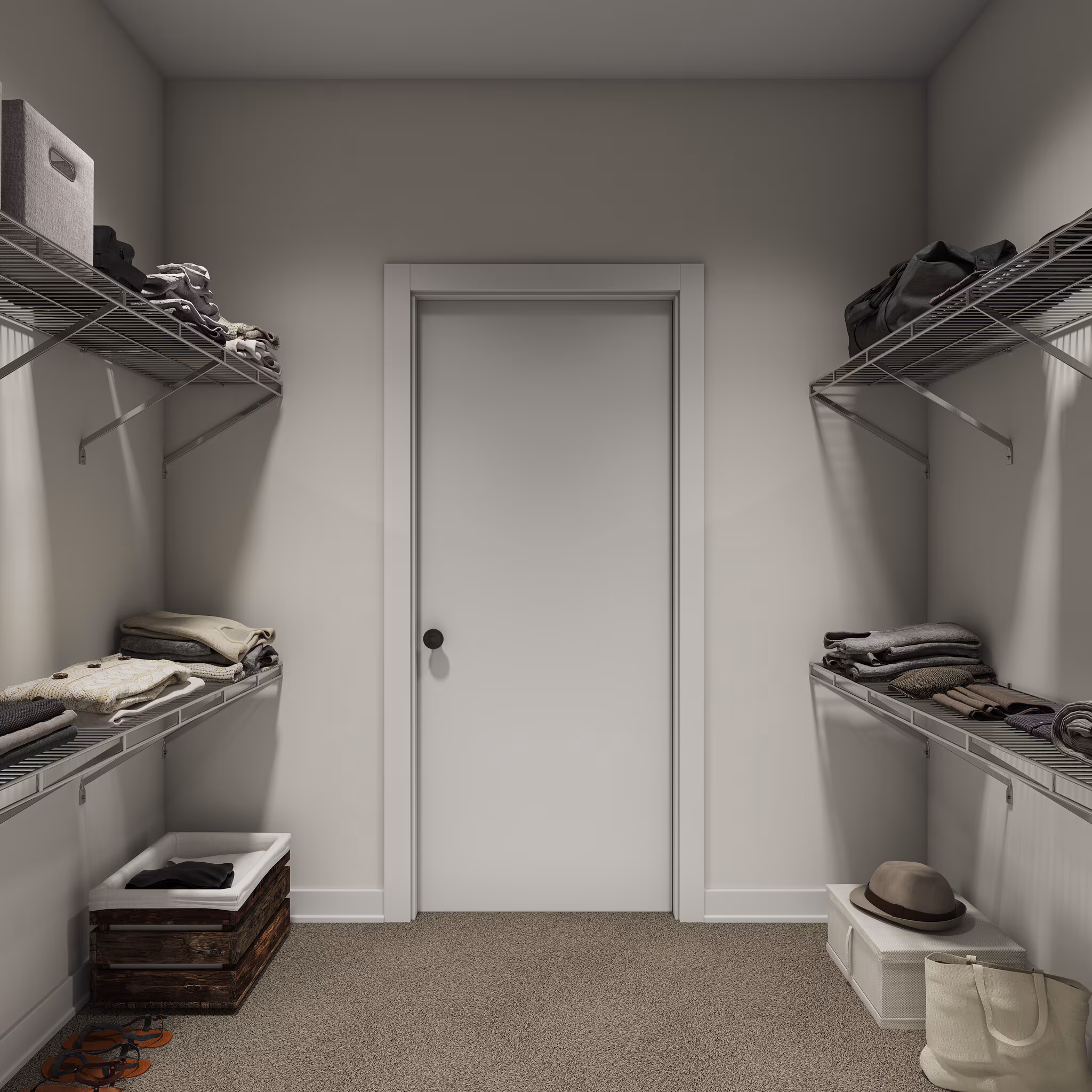 Primary closet